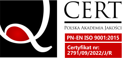 Certyfikat ISO Polska Akademia Jakości